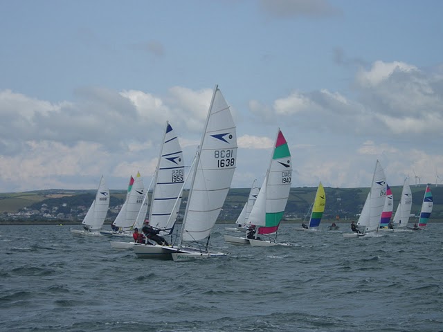 Annette Madison Leads the fleet off the line